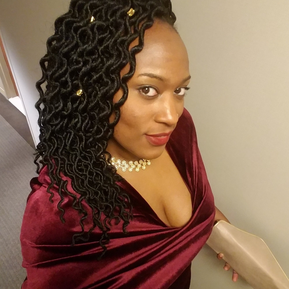 Velour dress